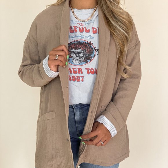 Chelsea Sand Blazer - Picture 1 of 2